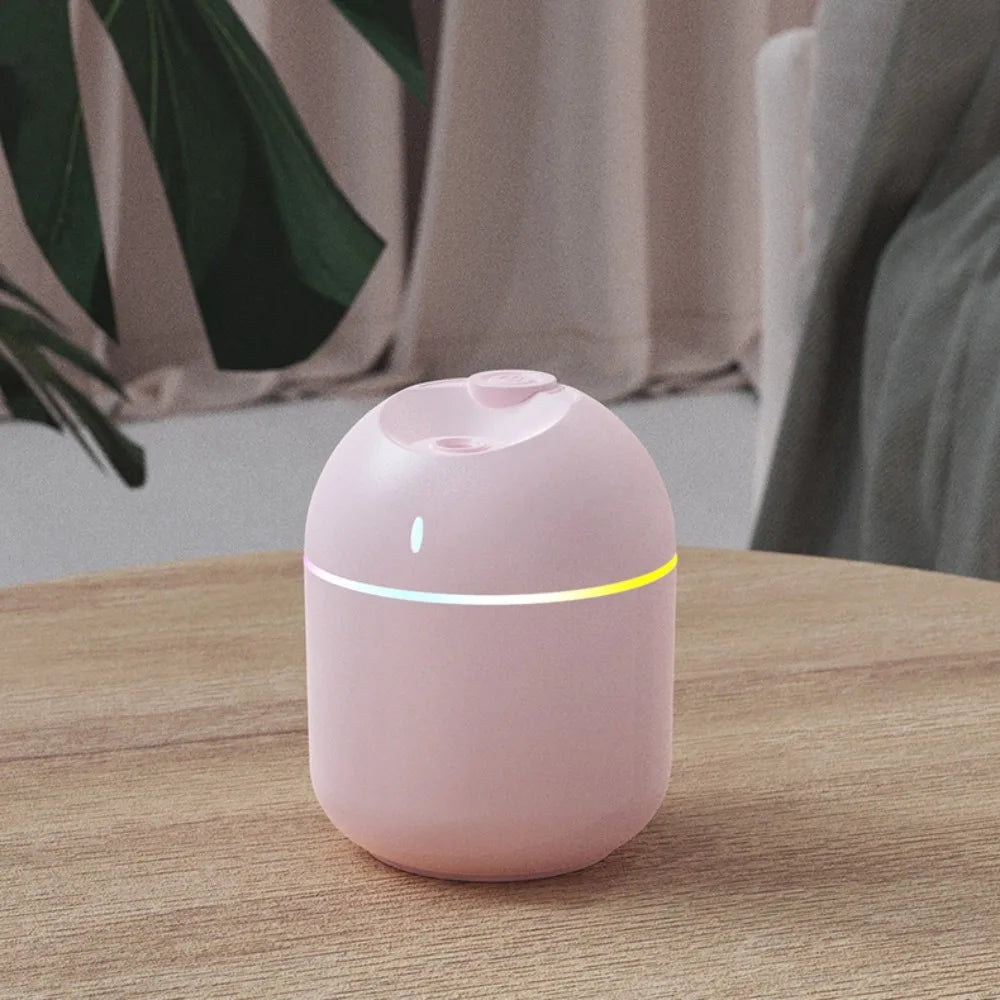 270ml Cool Mist Air Humidifier – Aroma Diffuser with LED Night Light