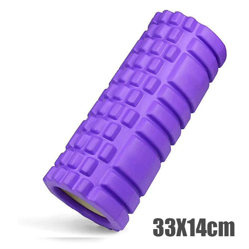 33cm Yoga Foam Roller – Muscle & Back Massage Grid