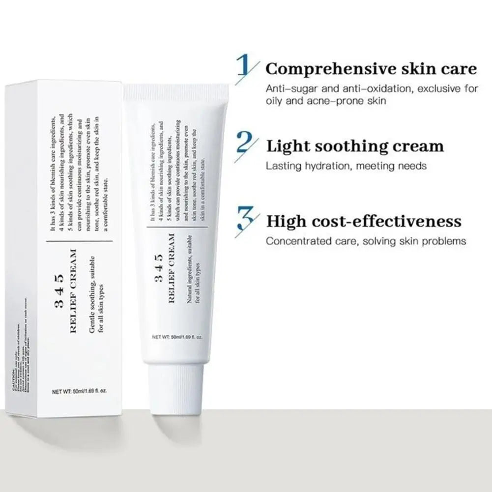 345 Relief Cream – Korean Antioxidant Soothing Cream