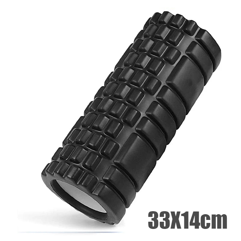 33cm Yoga Foam Roller – Muscle & Back Massage Grid
