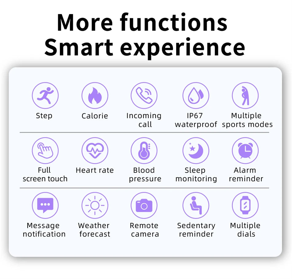 ZL02 Smart Watch – Full Touch Screen & Bluetooth 5.2