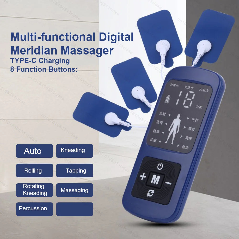EMS Eletric Muscle Stimulation Electric Physiotherapy Tens Unit Machines Pulse Impulse Mini Full Body Massager Slimming Machine