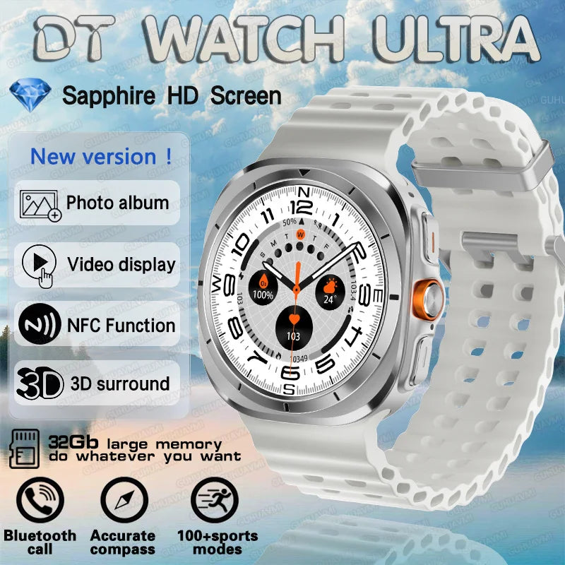 DT Watch 7 Ultra Smartwatch – 32GB, Video, GPS & Fitness Tracker