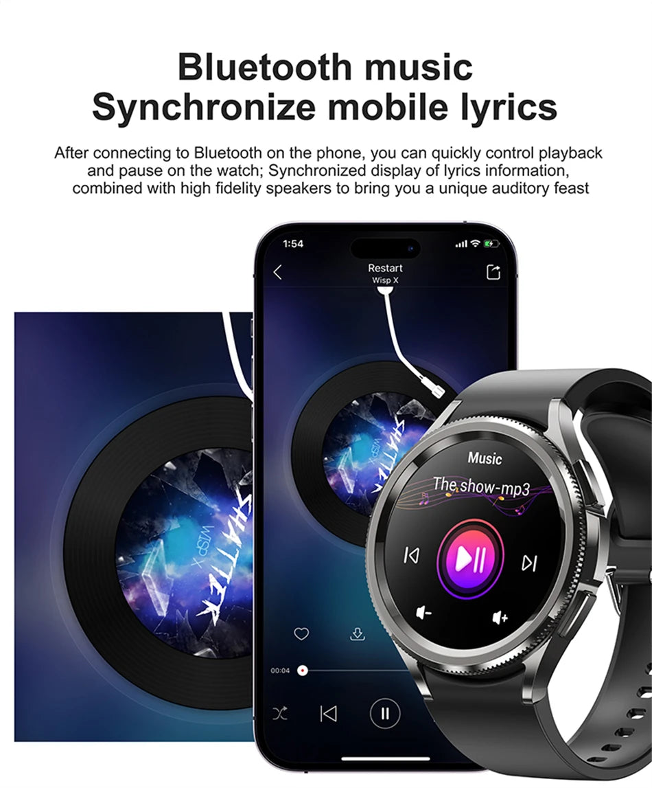 Watch 6 Classic Smartwatch – Bluetooth, GPS & Heart Rate Monitor