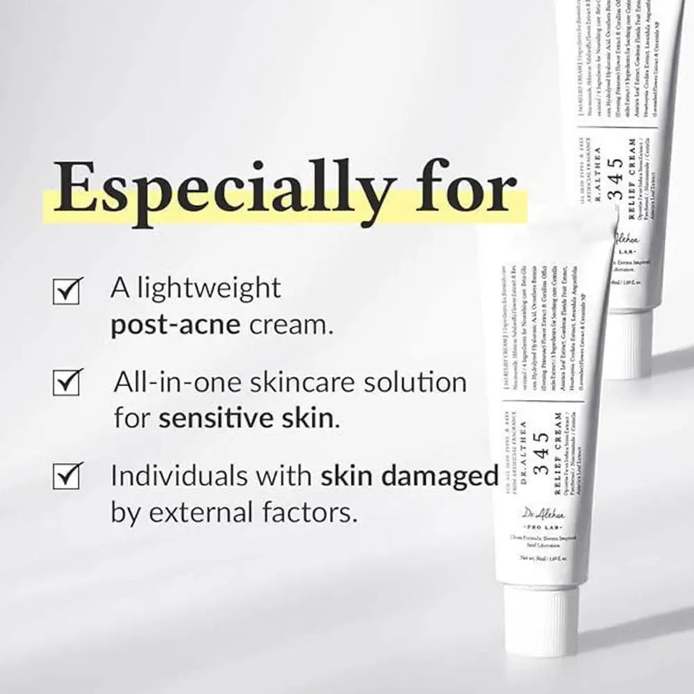 345 Relief Cream – Korean Antioxidant Soothing Cream