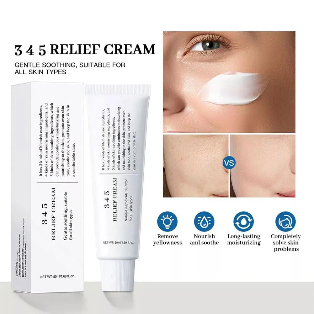 345 Relief Cream – Korean Antioxidant Soothing Cream