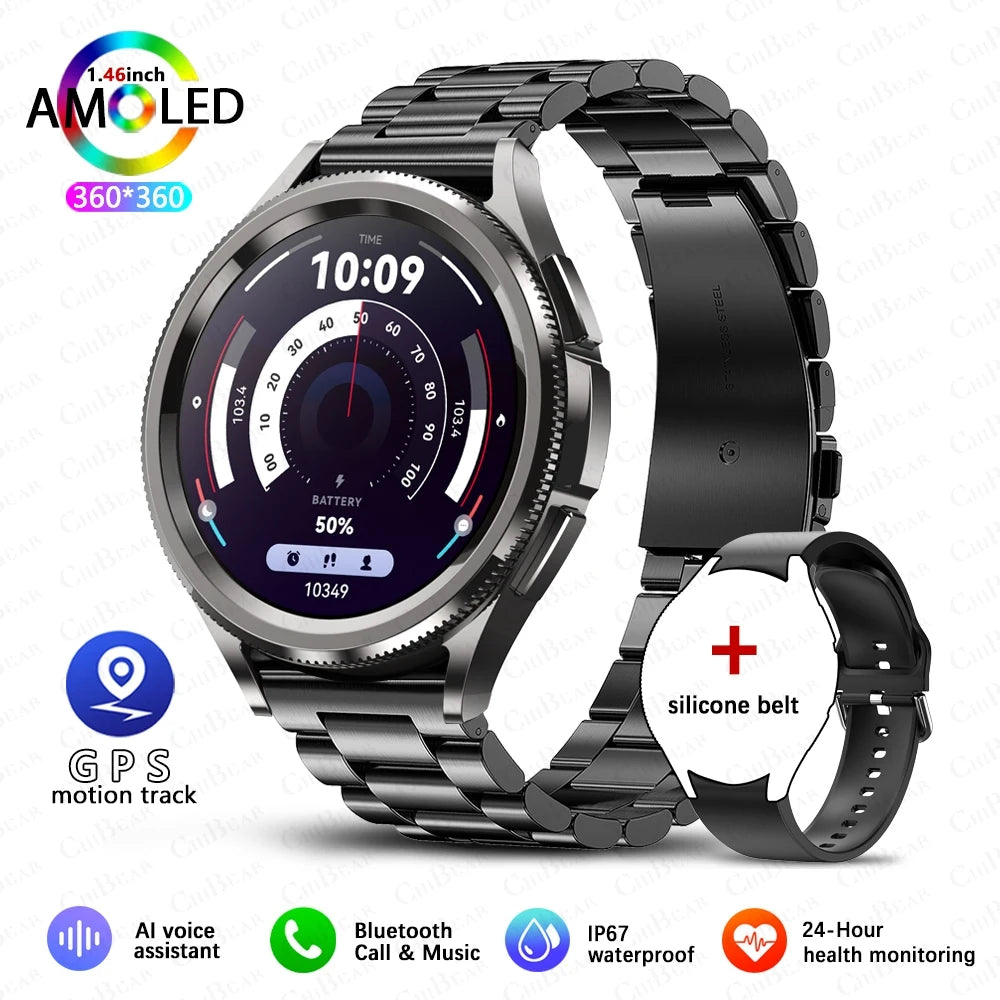 Watch 6 Classic Smartwatch – Bluetooth, GPS & Heart Rate Monitor