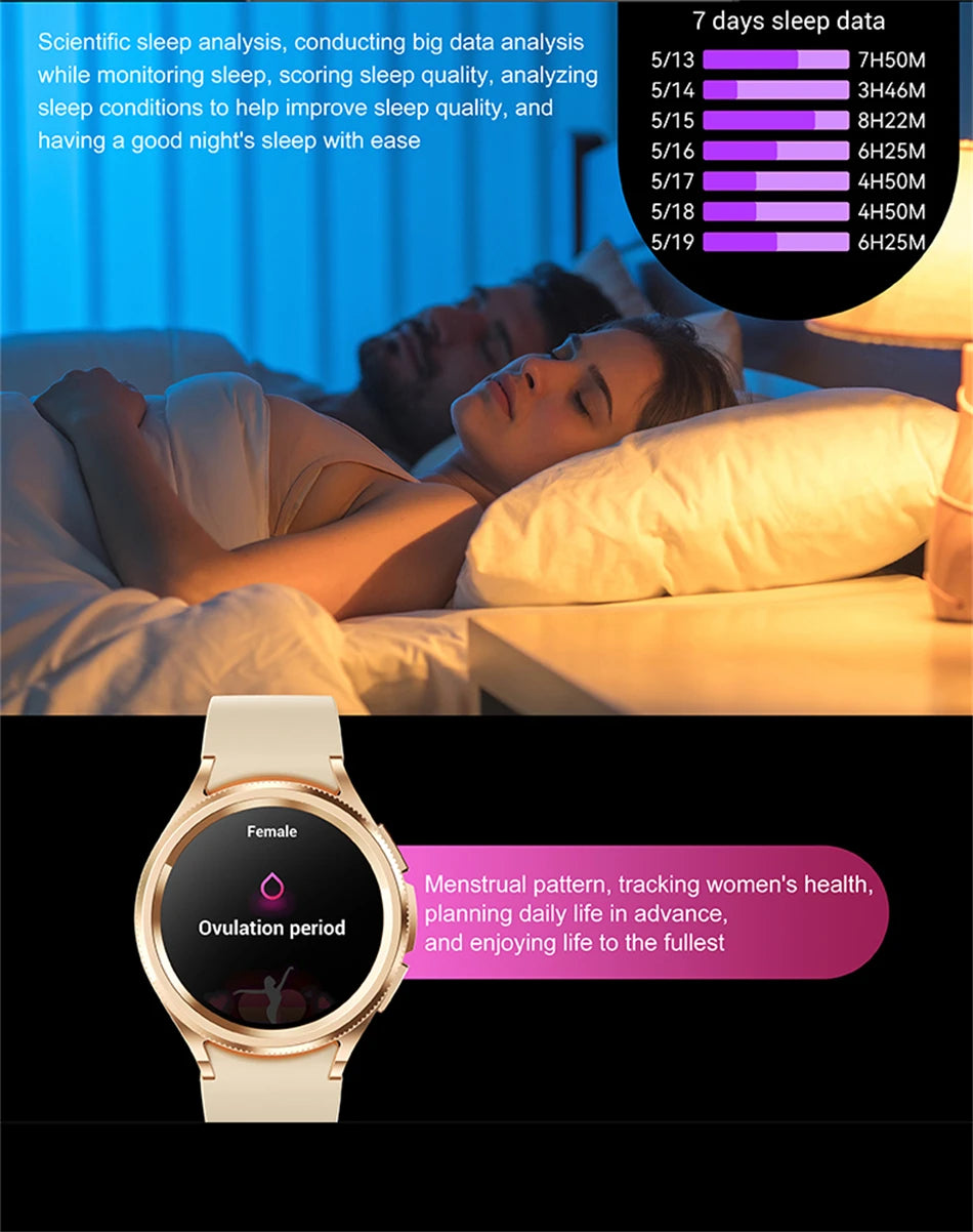 Watch 6 Classic Smartwatch – Bluetooth, GPS & Heart Rate Monitor