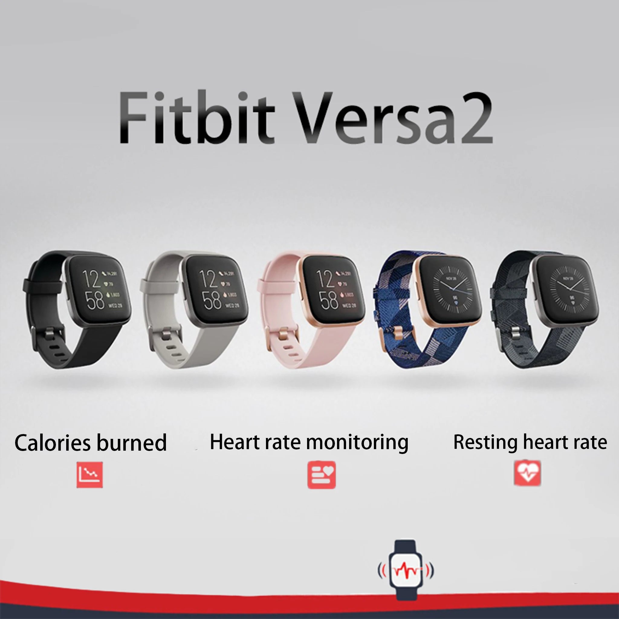 Fitbit Versa 2 Smartwatch – Health, Fitness & Alexa