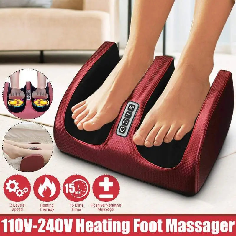 Electric Foot Massager – Shiatsu Hot Compression & Relaxation