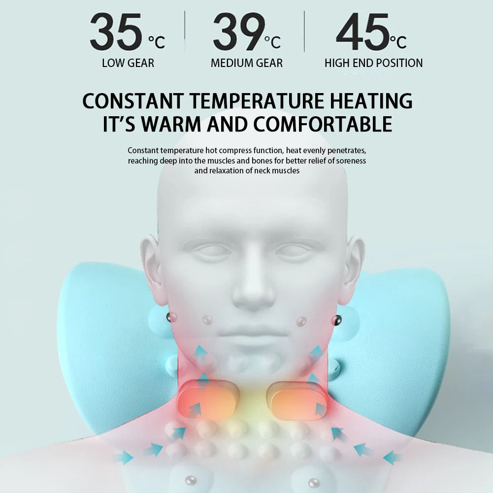 Cervical Massager – Portable Neck & Head Acupoint Pillow