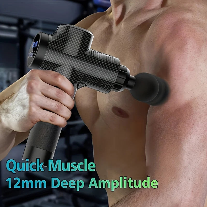 Portable Vibration Fascia Gun – Deep Muscle Massager