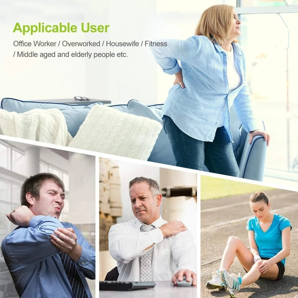 EMS Massager, Muscle Stimulator , TENS Unit for Body Toning Fitness Recovery, Electric Muscle Massage Gun for Home Use