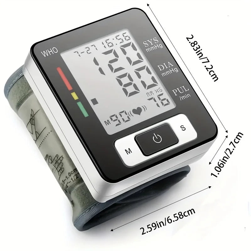 Digital Wrist Blood Pressure Monitor – High Accuracy