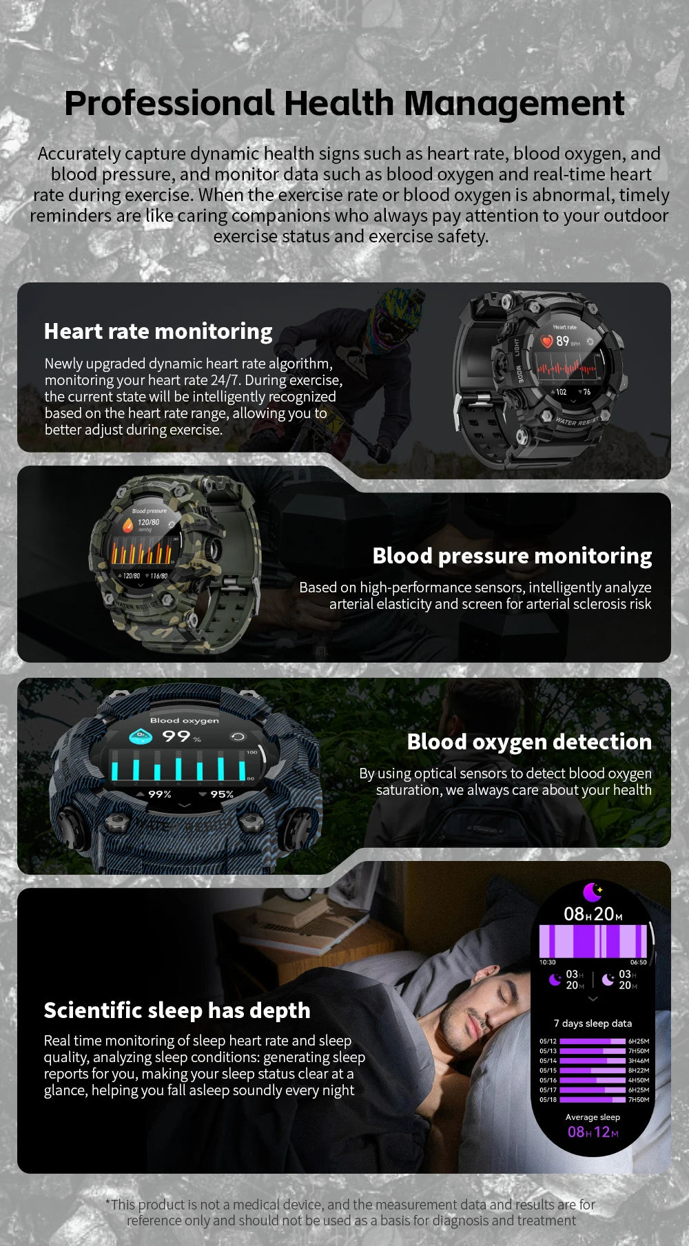 ATTACK-GT Sport Smartwatch – Waterproof Bluetooth & Fitness Tracker