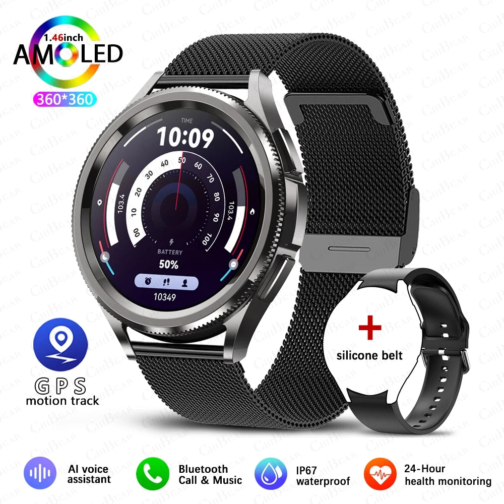 Watch 6 Classic Smartwatch – Bluetooth, GPS & Heart Rate Monitor