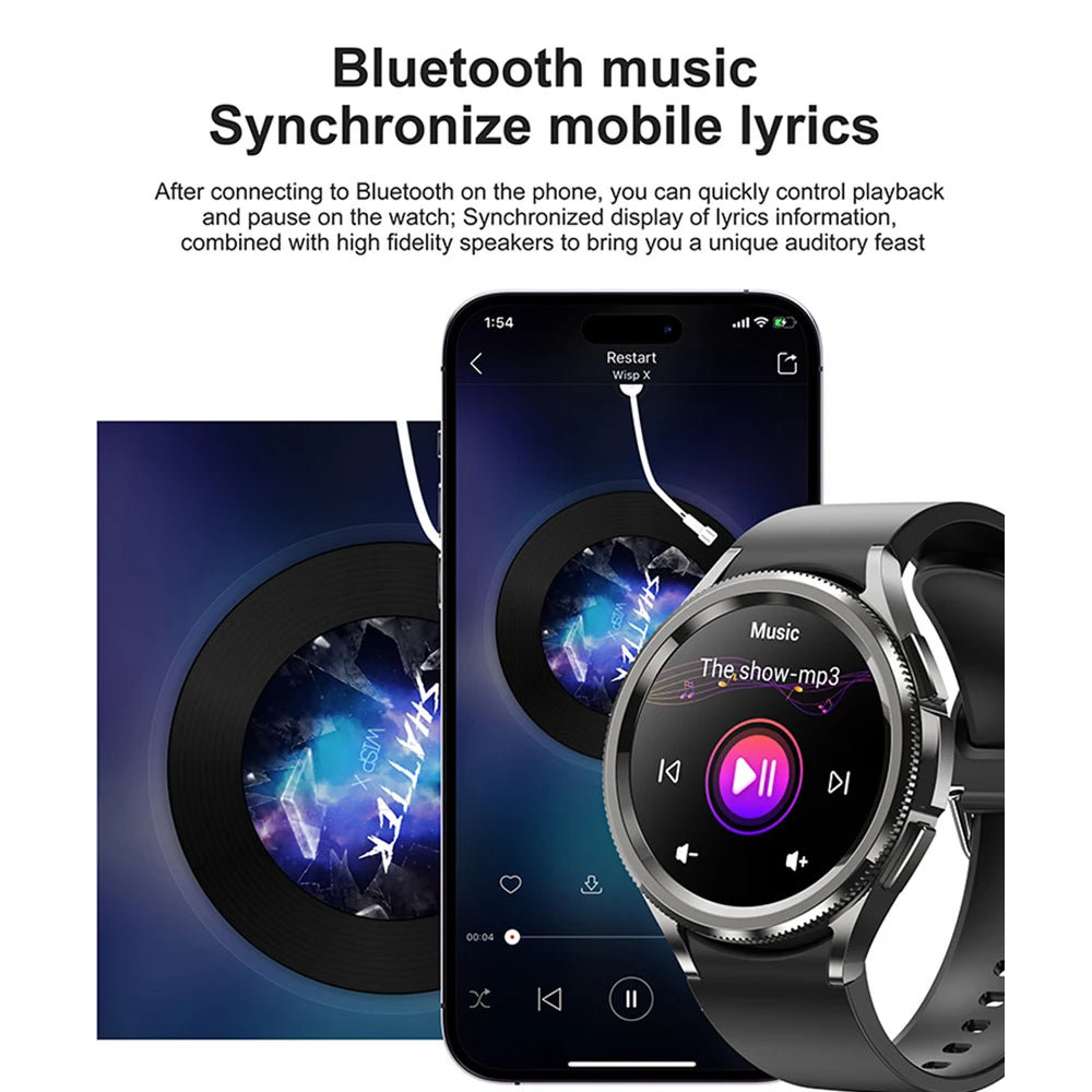 Watch 6 Classic Smartwatch – Bluetooth, GPS & Heart Rate Monitor