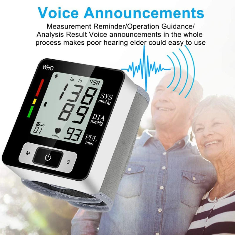 Digital Wrist Blood Pressure Monitor – High Accuracy