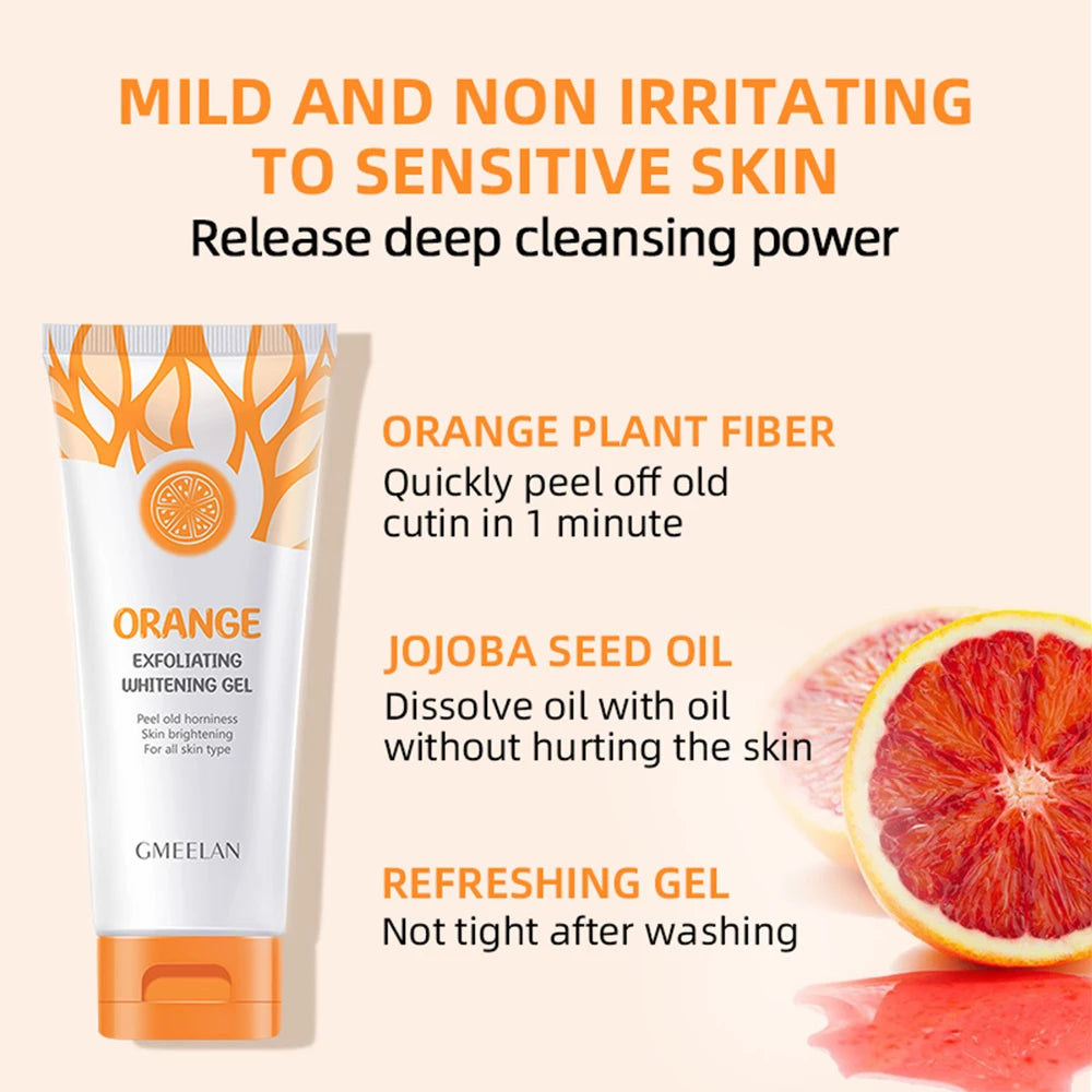 Orange Exfoliating Gel – Dead Skin Remover & Brightening 50g