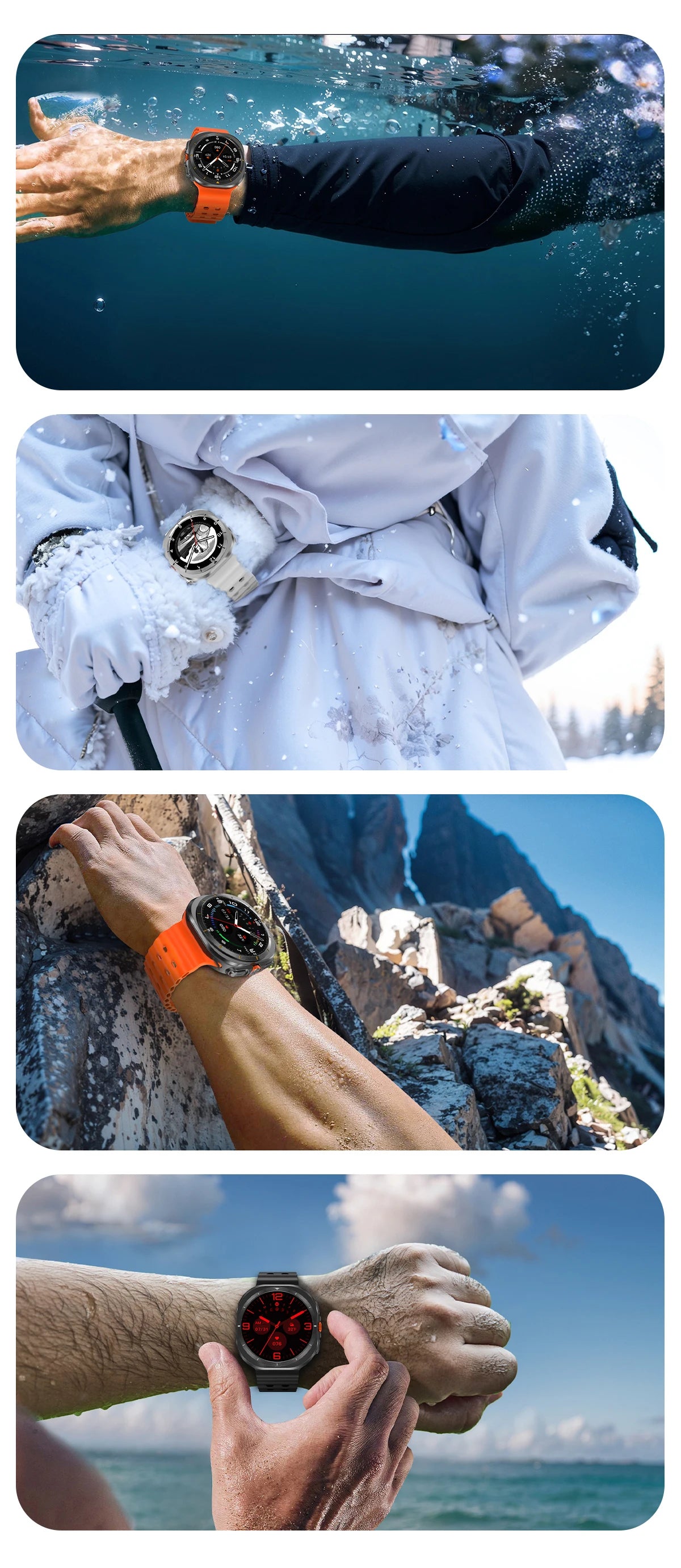 DT Watch 7 Ultra Smartwatch – 32GB, Video, GPS & Fitness Tracker