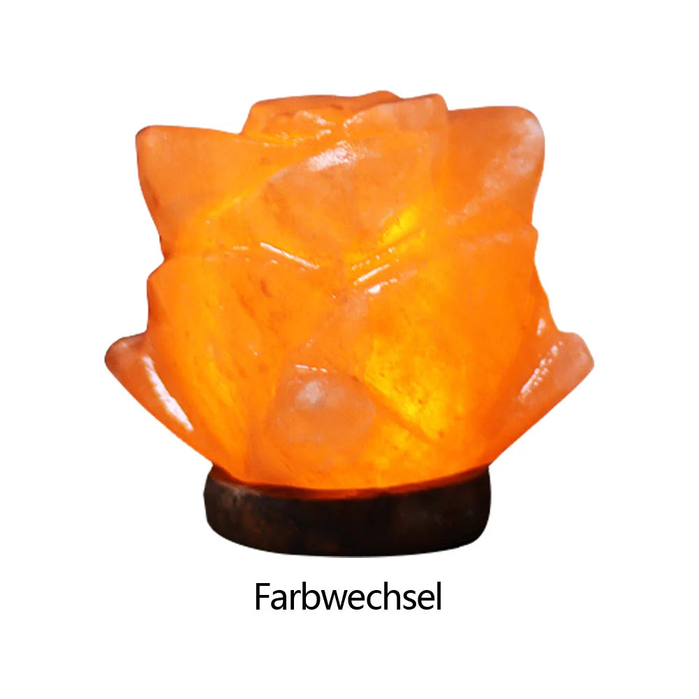 Himalayan Salt Lamp – LED Crystal Night Light