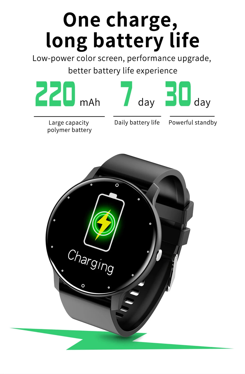 ZL02 Smart Watch – Full Touch Screen & Bluetooth 5.2