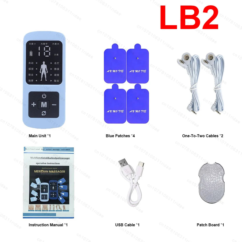 EMS Eletric Muscle Stimulation Electric Physiotherapy Tens Unit Machines Pulse Impulse Mini Full Body Massager Slimming Machine