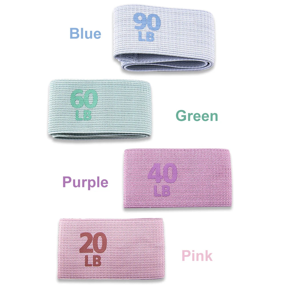 Resistance Hip & Booty Bands – 1-3PCS Elastic Workout Loops