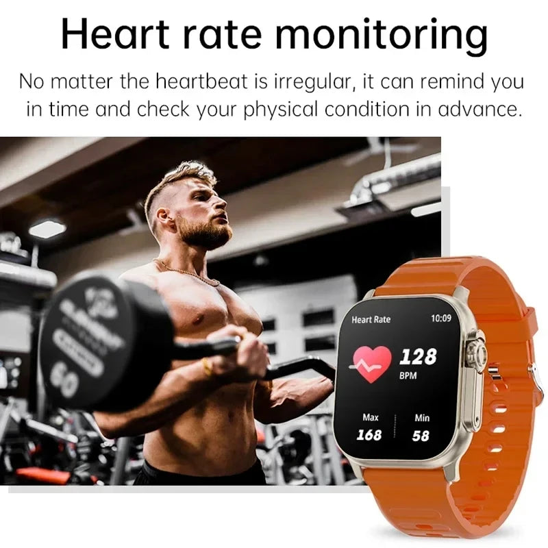 Bluetooth Talk Smartwatch – Heart Rate & Message Alerts