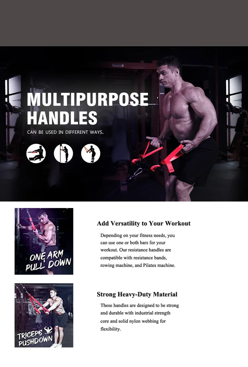 Triceps & Face Pull Rope – Push/Pull Gym Accessory