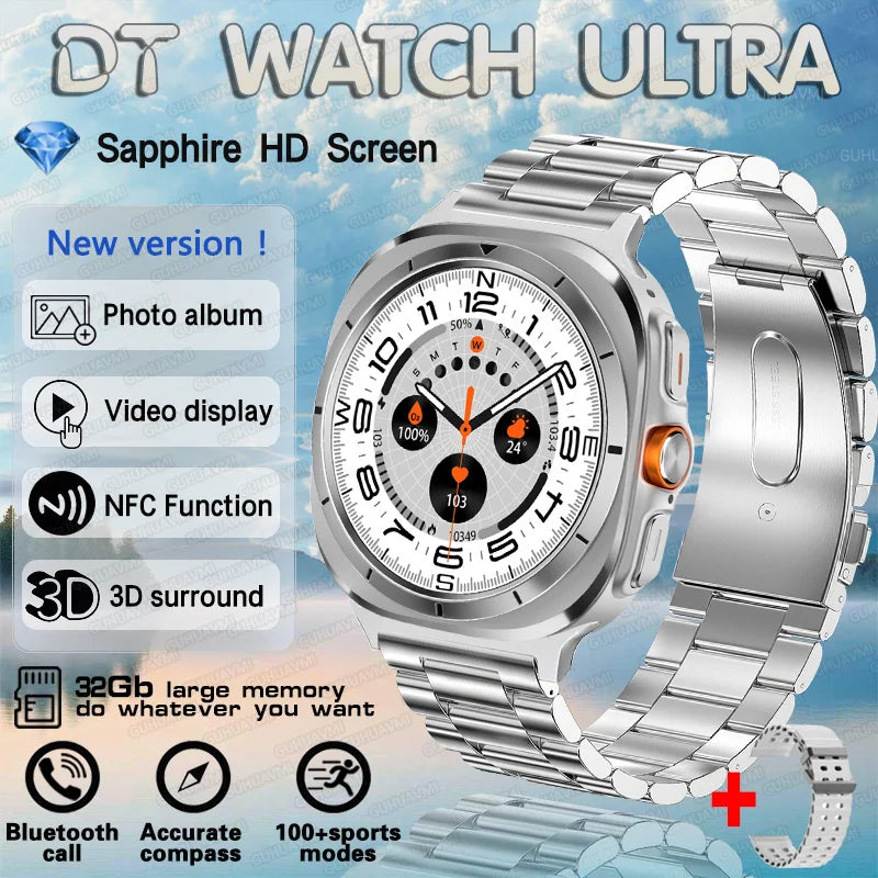 DT Watch 7 Ultra Smartwatch – 32GB, Video, GPS & Fitness Tracker