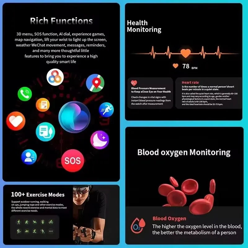 DT Watch 7 Ultra Smartwatch – 32GB, Video, GPS & Fitness Tracker