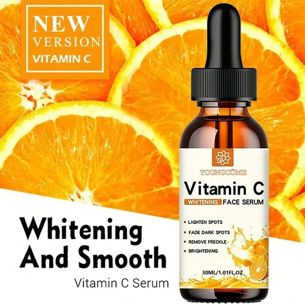 Vitamin C Facial Essence Contains Hyaluronic Acid Dark Spot Remover Moisturizing Repair Anti-aging Essence Facial Skin Care 30ml Active