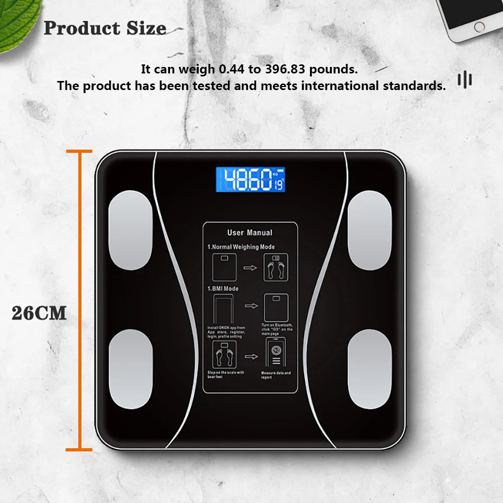 Smart Body Fat Scale – Wireless Digital Weight & Body Analyzer