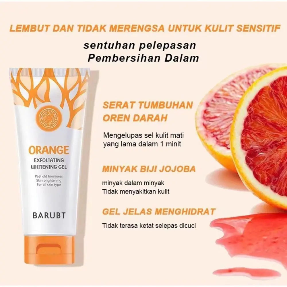 Dead Spot Remover Orange Exfoliating Gel Gentle Repair Brighten Peeling Scrub Cream Hydrating Moisturizer Scrub Whiten Body Care