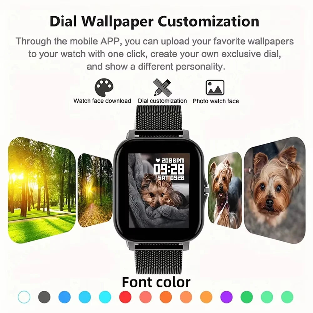 2025 Smart Watch – Full Touch Sports & Bluetooth Call