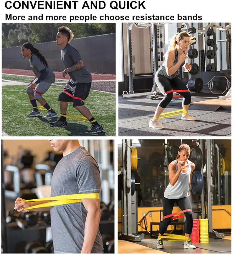 Resistance Bands Set – Yoga & Fitness Elastic Loop Bands