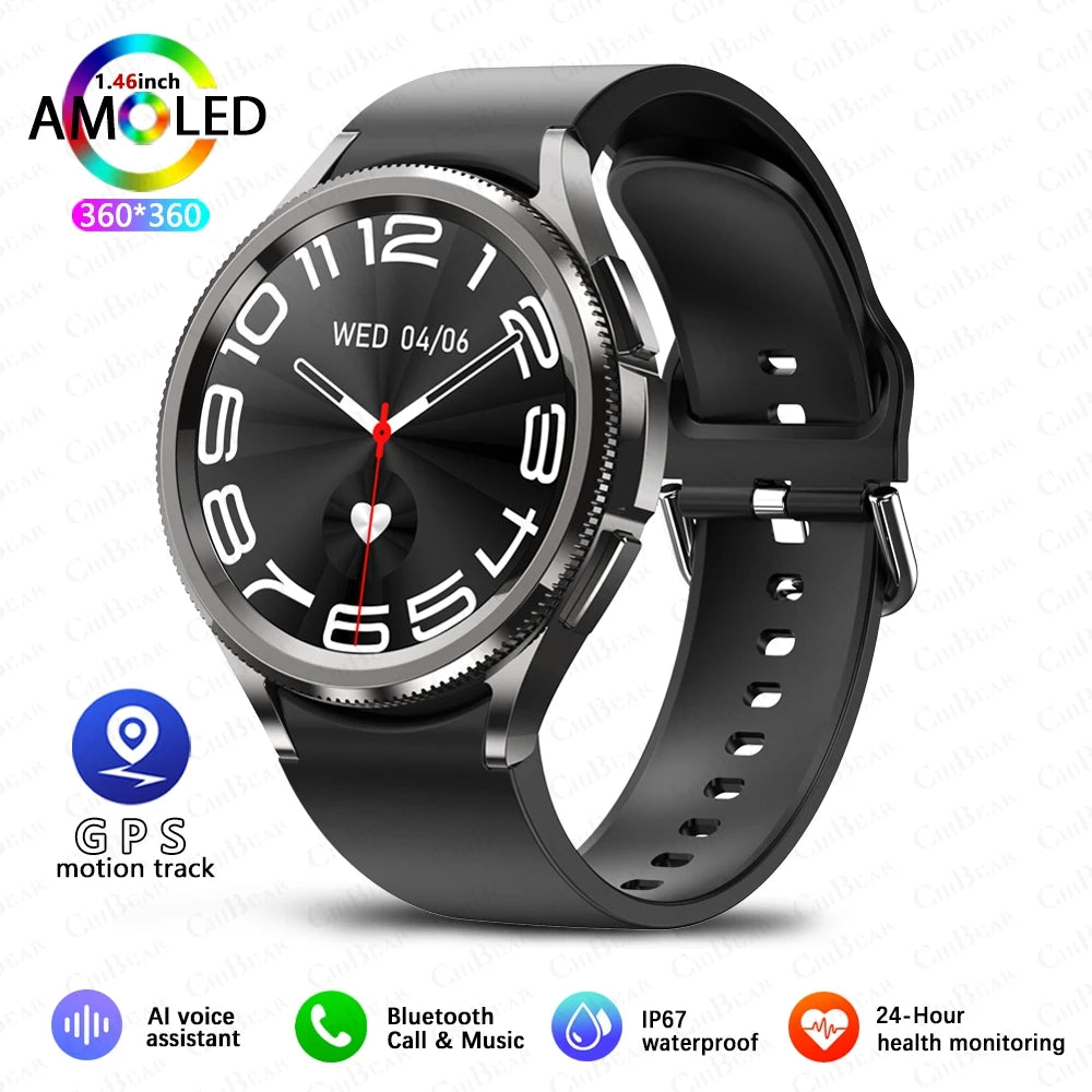Watch 6 Classic Smartwatch – Bluetooth, GPS & Heart Rate Monitor