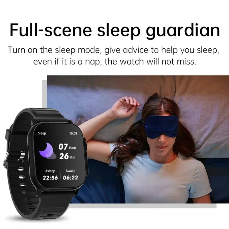 Bluetooth Talk Smartwatch – Heart Rate & Message Alerts