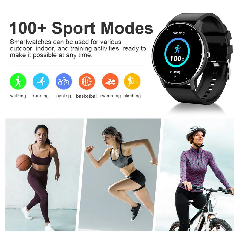 ZL02 Smart Watch – Full Touch Screen & Bluetooth 5.2