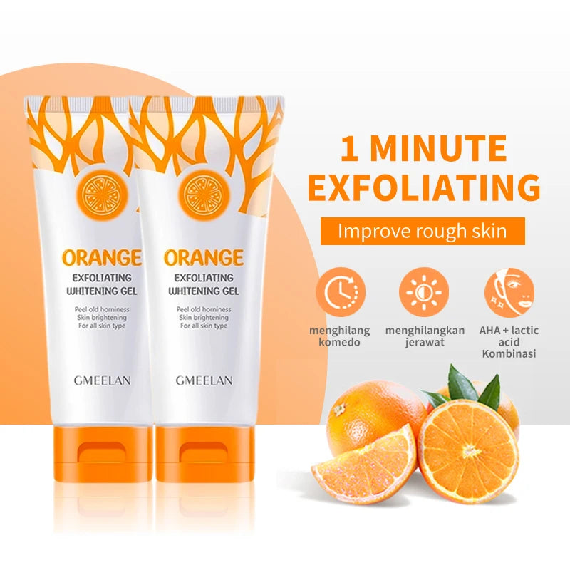 Orange Exfoliating Gel – Dead Skin Remover & Brightening 50g