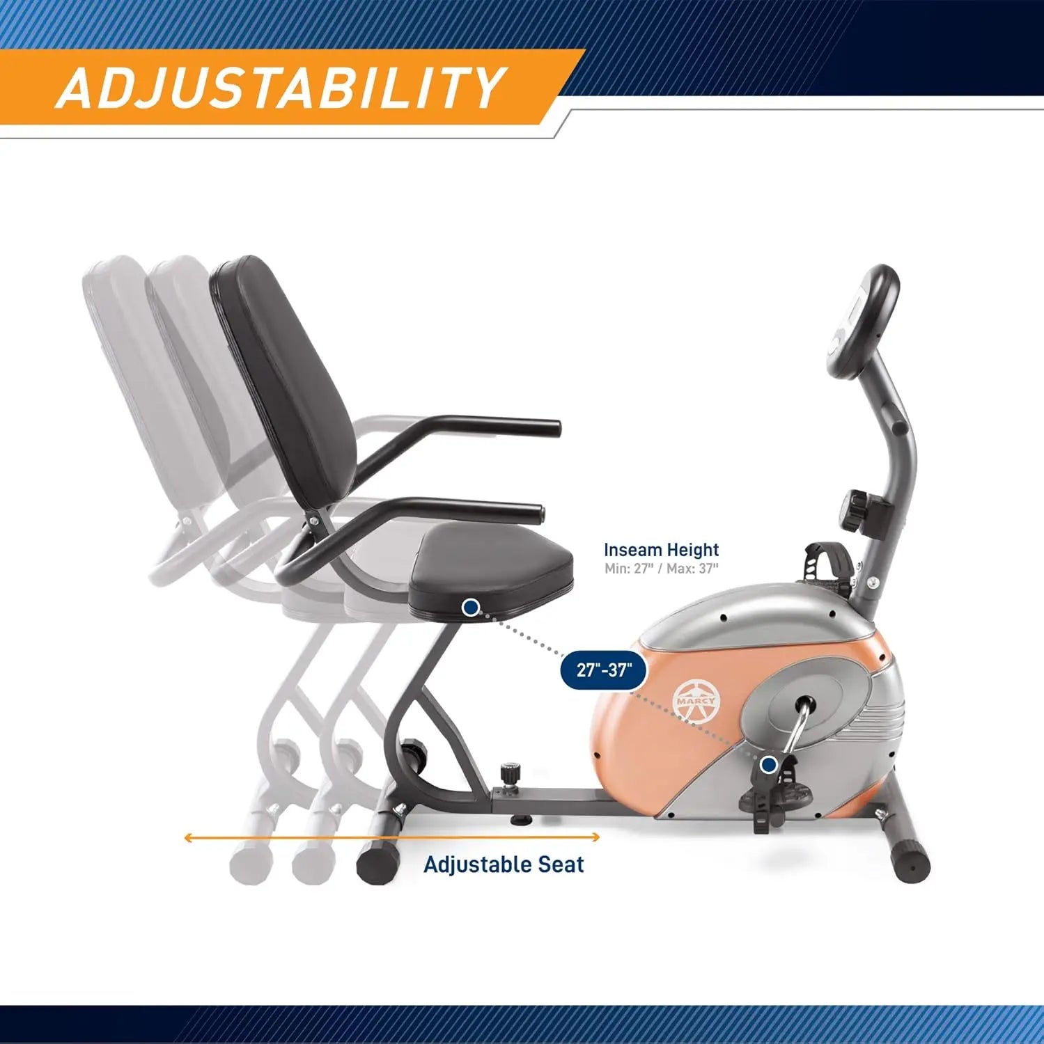 Home Exercise Bike – Adjustable Magnetic Resistance