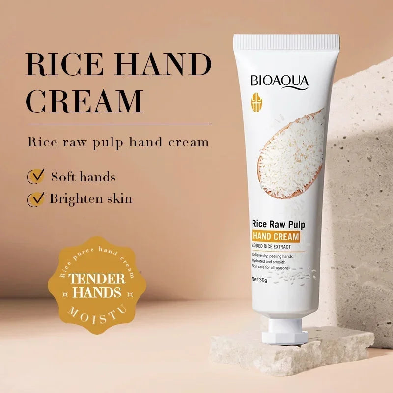 Rice Hand Cream – Moisturizing & Nourishing 30g