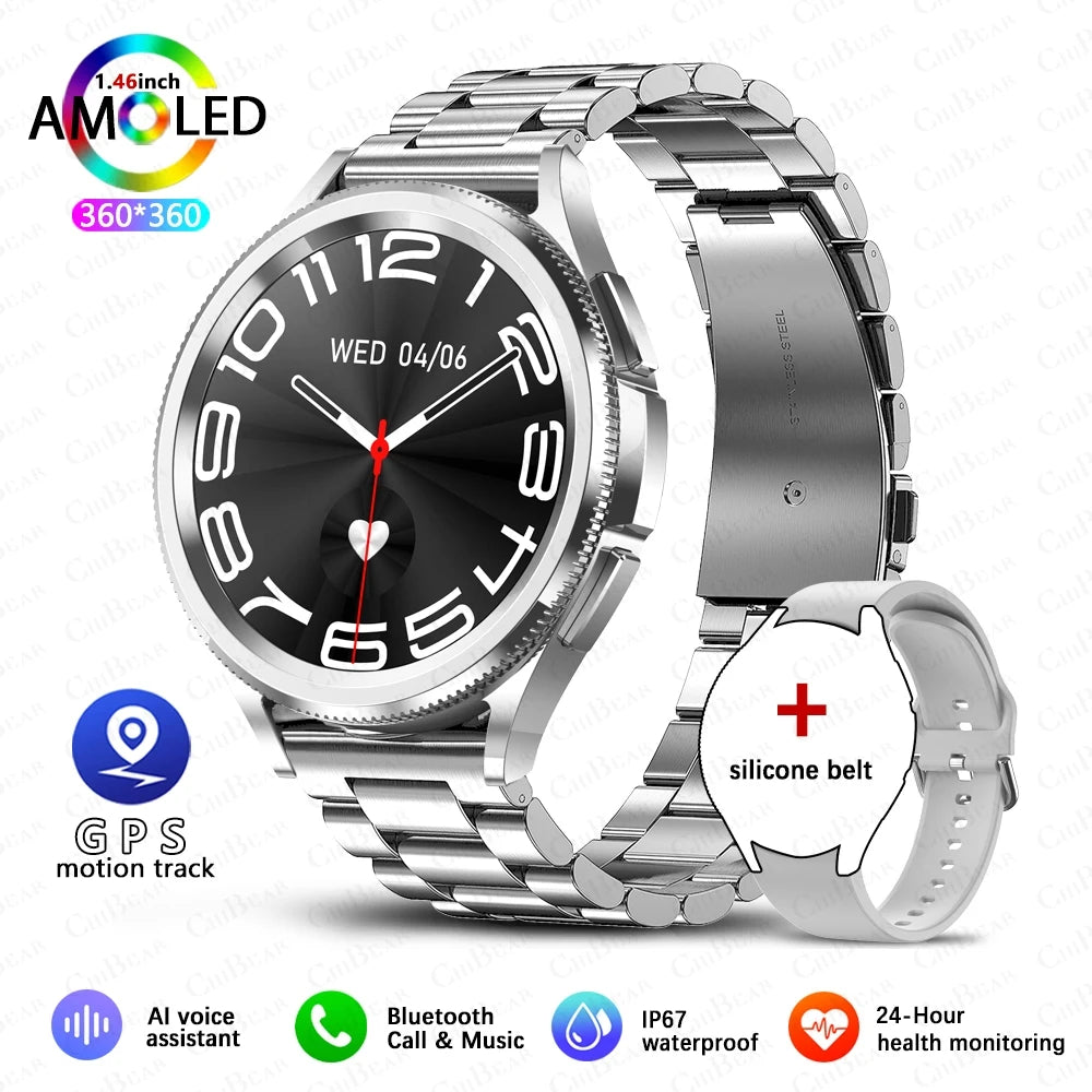 Watch 6 Classic Smartwatch – Bluetooth, GPS & Heart Rate Monitor