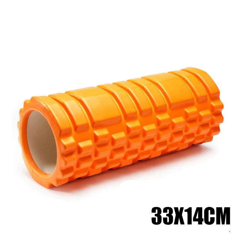 33cm Yoga Foam Roller – Muscle & Back Massage Grid