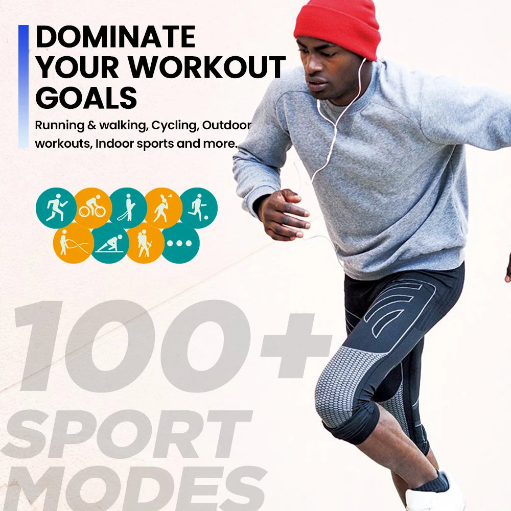 Btalk Plus Smartwatch – 2.03'' HD Voice & Fitness Tracker