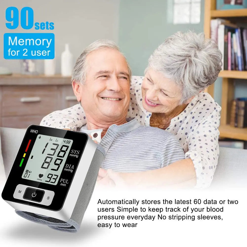 Digital Wrist Blood Pressure Monitor – High Accuracy