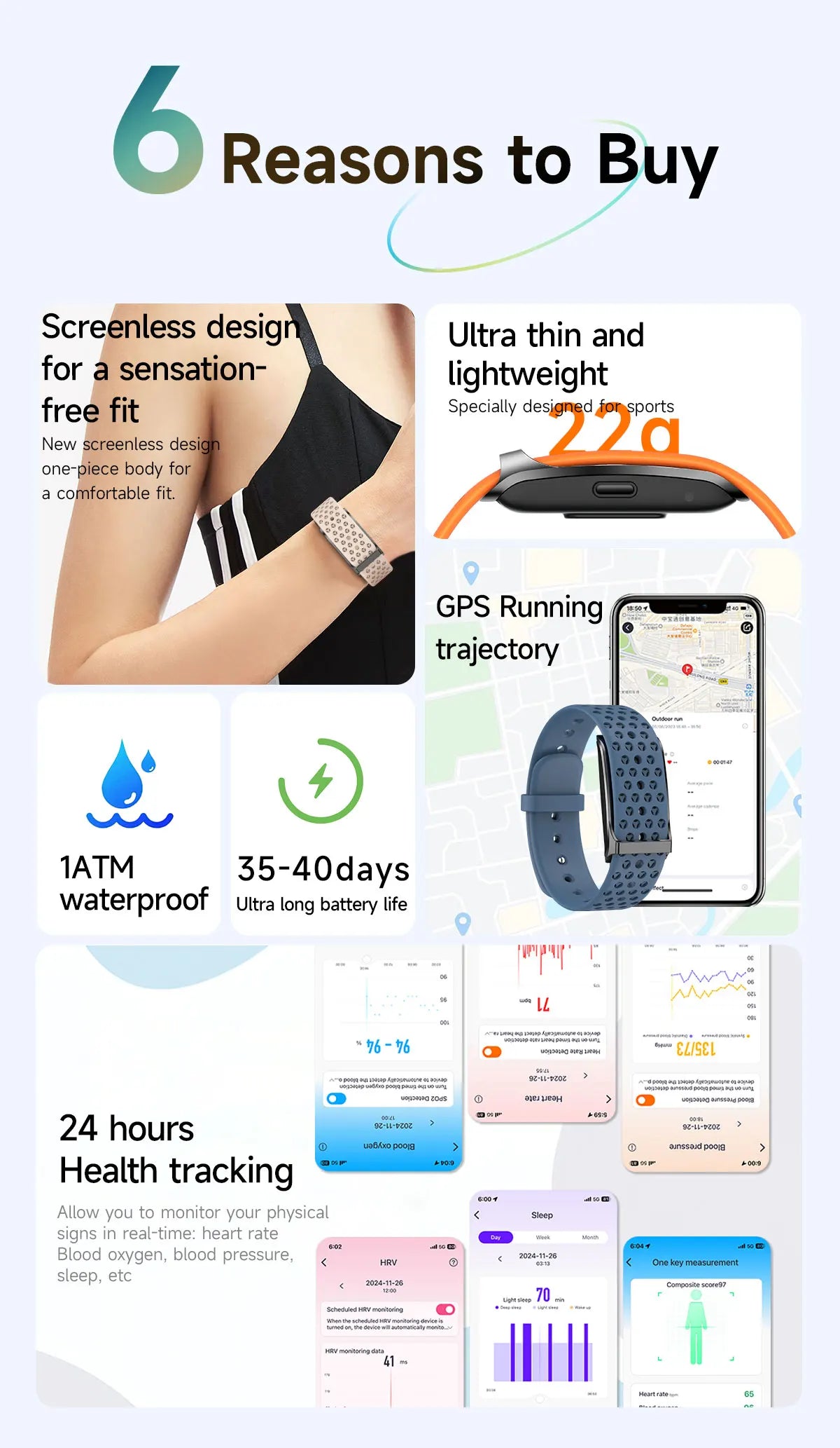 No-Screen Smartwatch – Men’s Outdoor Fitness & Heart Rate Monitor