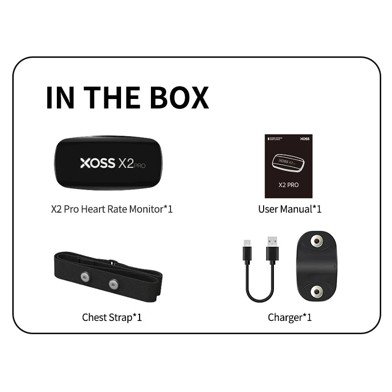 X2 Pro Heart Rate Monitor – Rechargeable Fitness Sensor