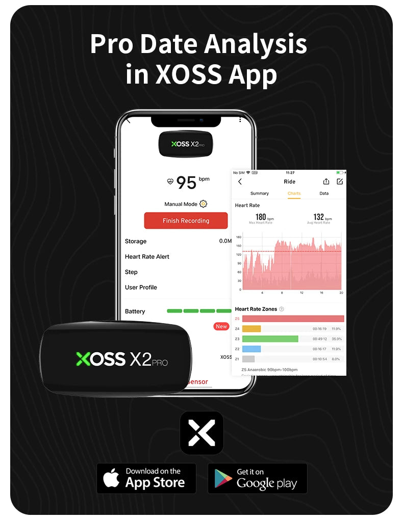 X2 Pro Heart Rate Monitor – Rechargeable Fitness Sensor